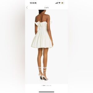Sau Lee Nia Ruffle Strapless Dress